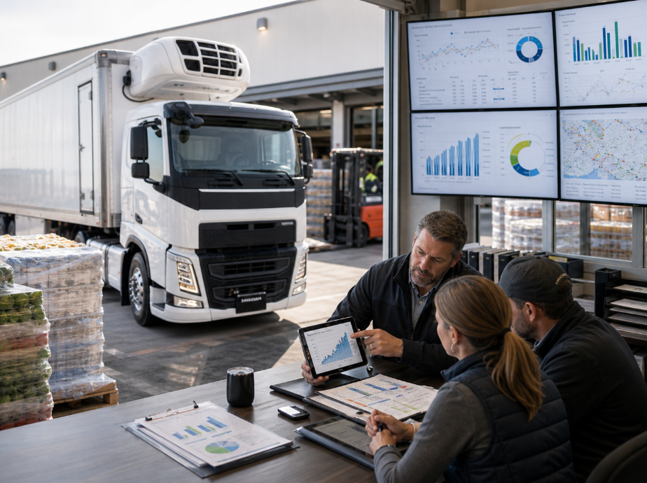 Cold chain delivery truck solution