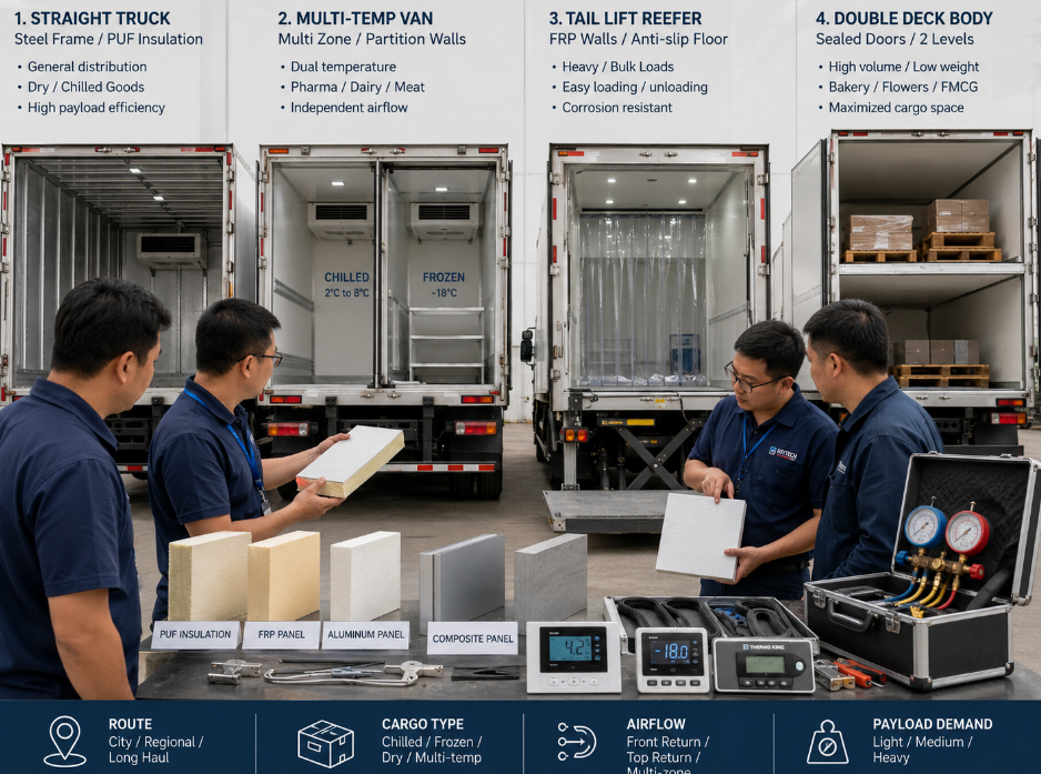 Heavy capacity reefer truck solution
