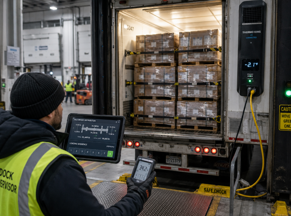Multi temperature reefer truck