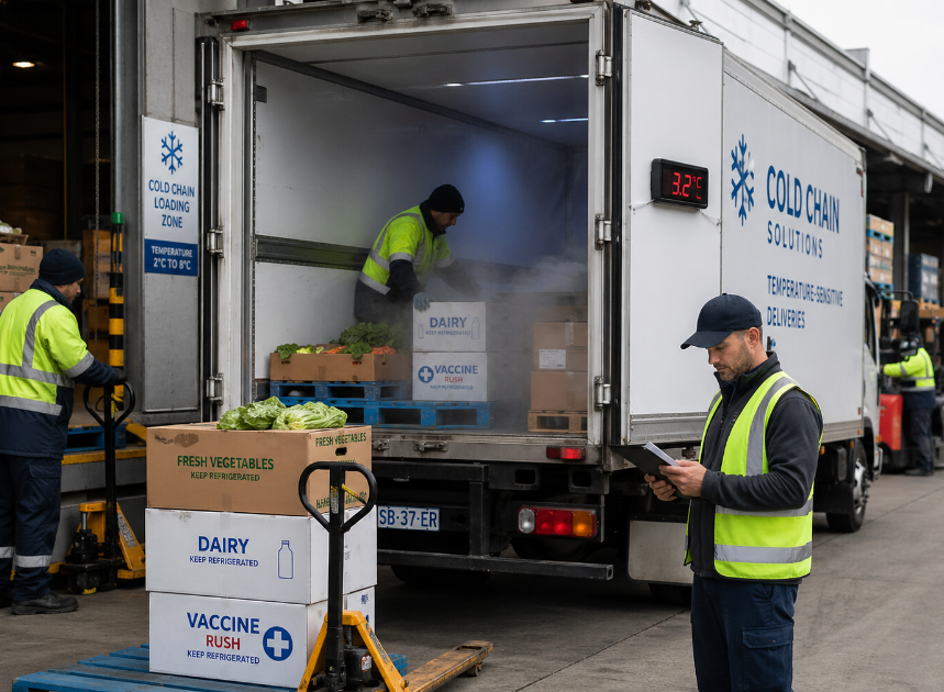 What are refrigerated trucks?