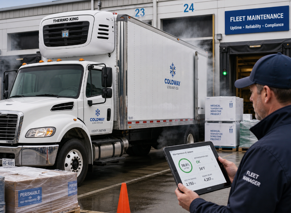 What is the average lifespan of a refrigerator truck?
