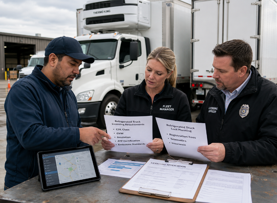 Do you need a special license to drive a refrigerated truck?