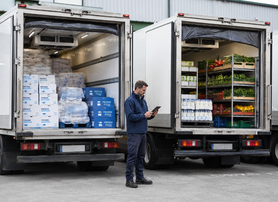 What is the difference between a freezer truck and a refrigerated truck?